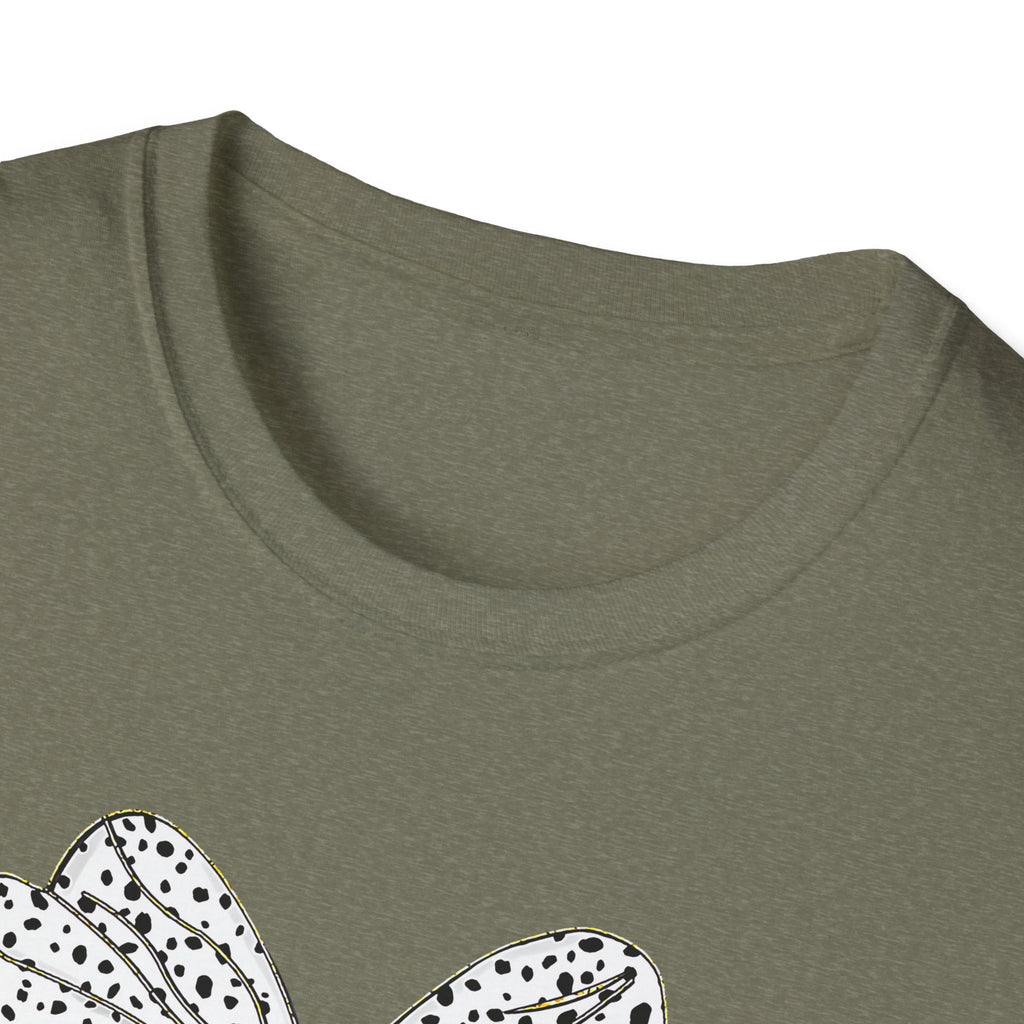Camo Softball Bow T-Shirt — Camo Baseball/Softball Graphic Tee