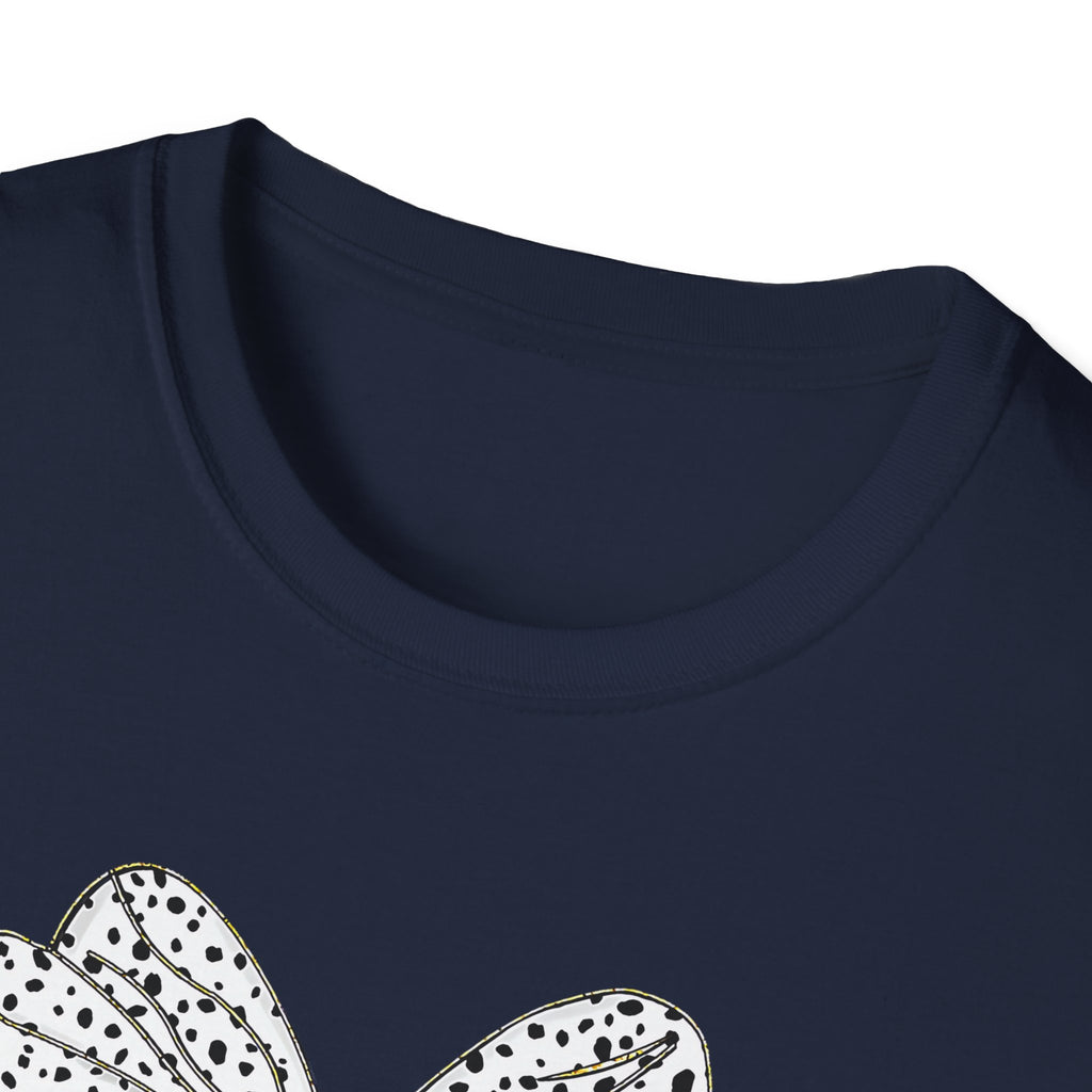 Camo Softball Bow T-Shirt — Camo Baseball/Softball Graphic Tee