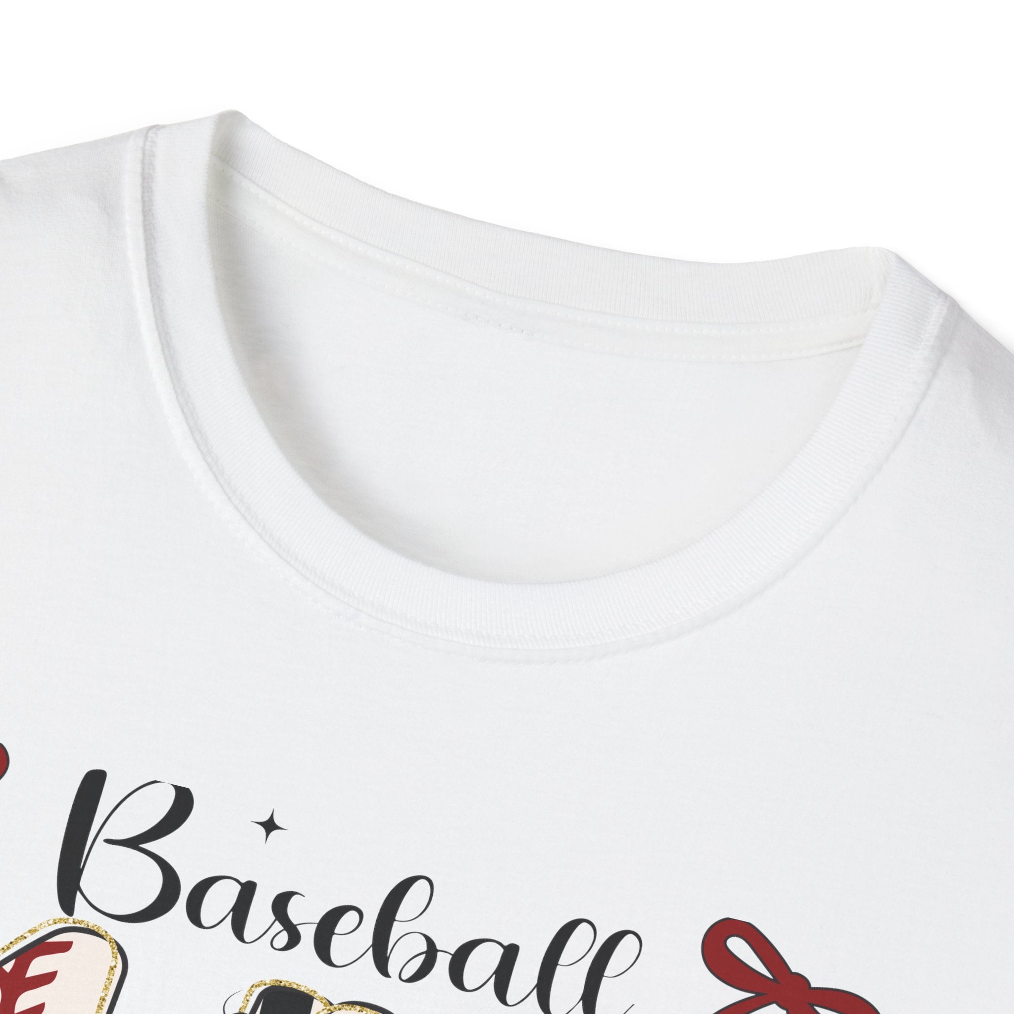 Baseball Mom T‑Shirt — Checker & Stitch Graphic Tee