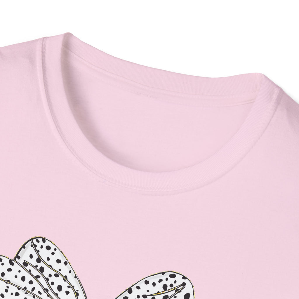 Camo Softball Bow T-Shirt — Camo Baseball/Softball Graphic Tee