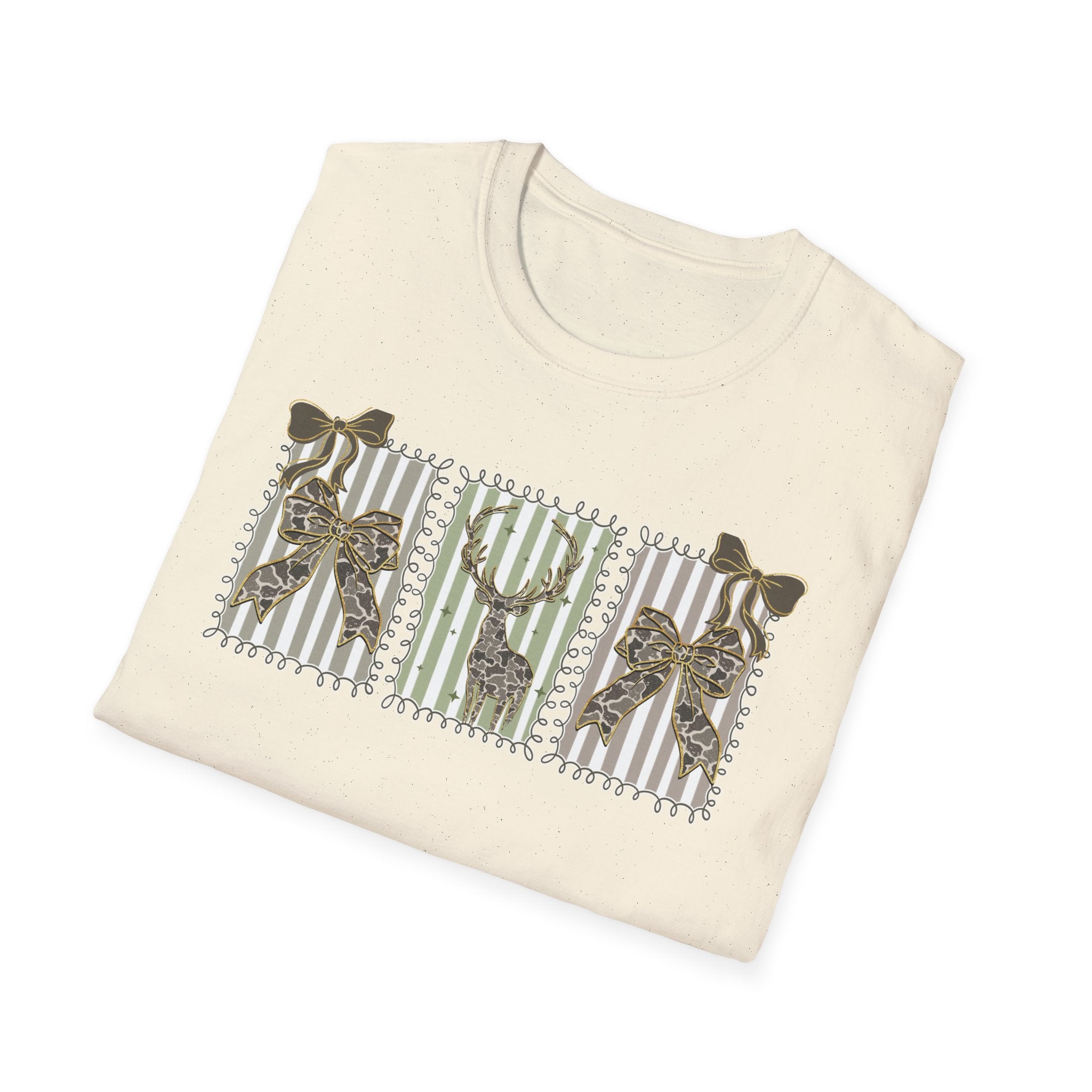 Deer Antler Striped Buck T-Shirt