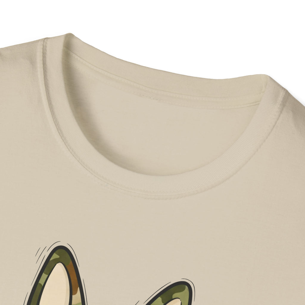 Egg Hunter Bunny T-Shirt — Camouflage Easter Rabbit Graphic Tee