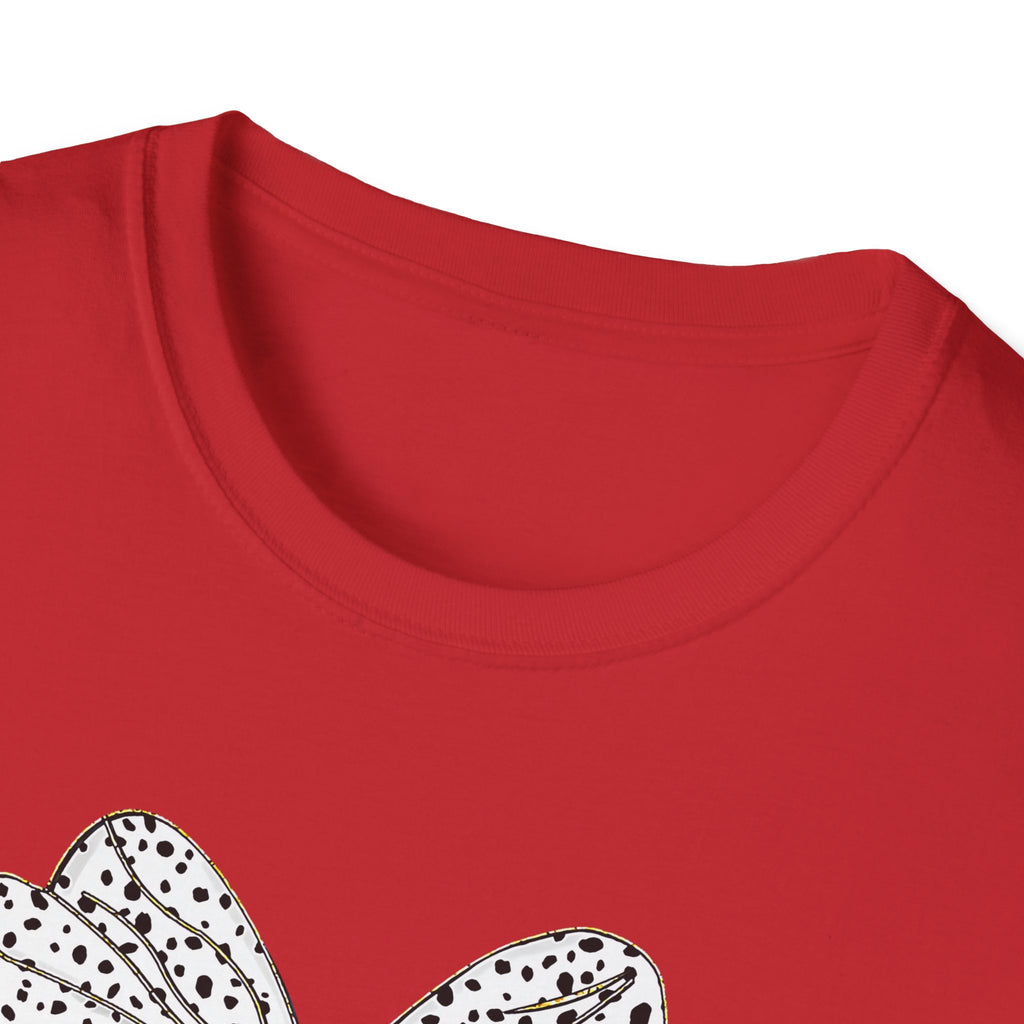 Camo Softball Bow T-Shirt — Camo Baseball/Softball Graphic Tee