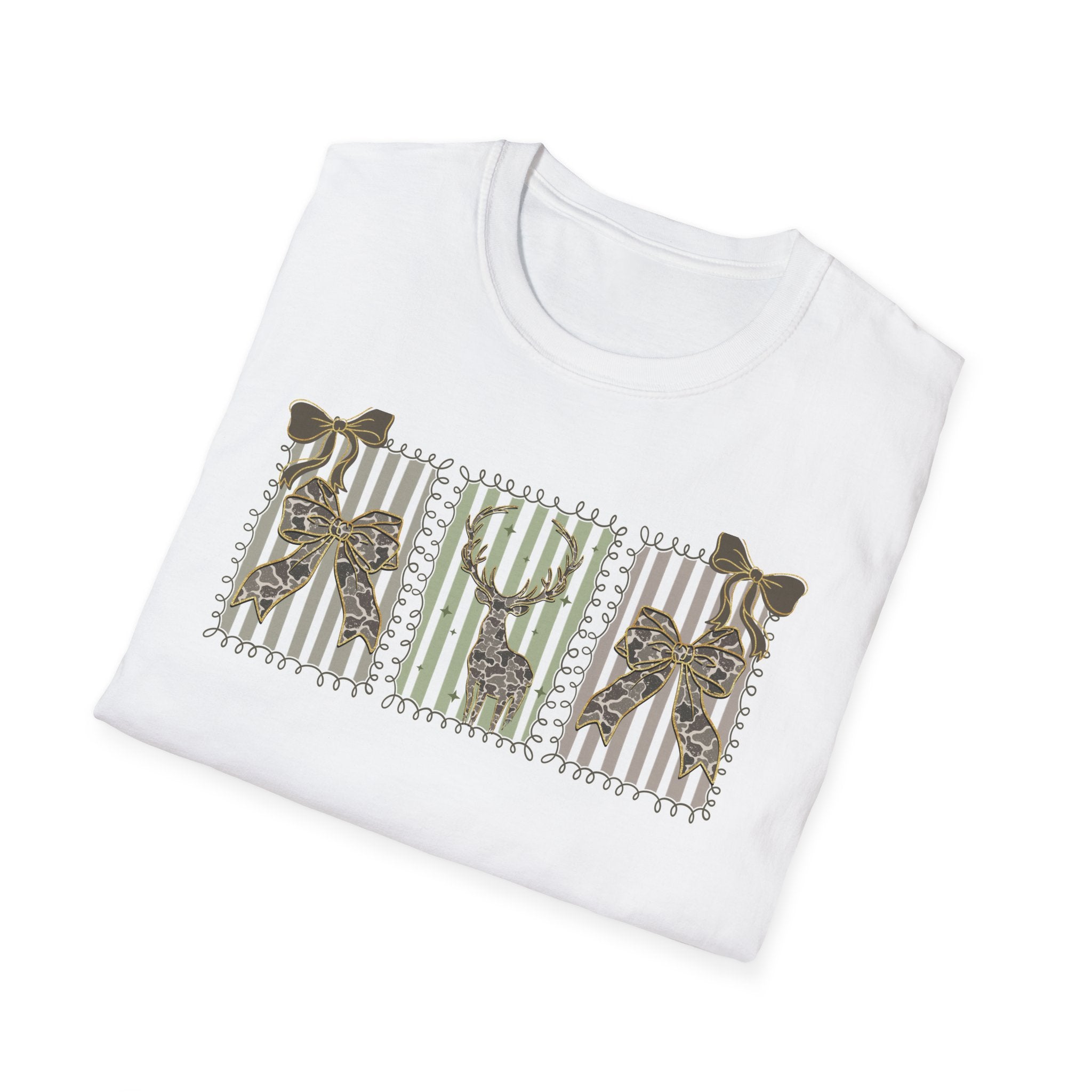 Deer Antler Striped Buck T-Shirt