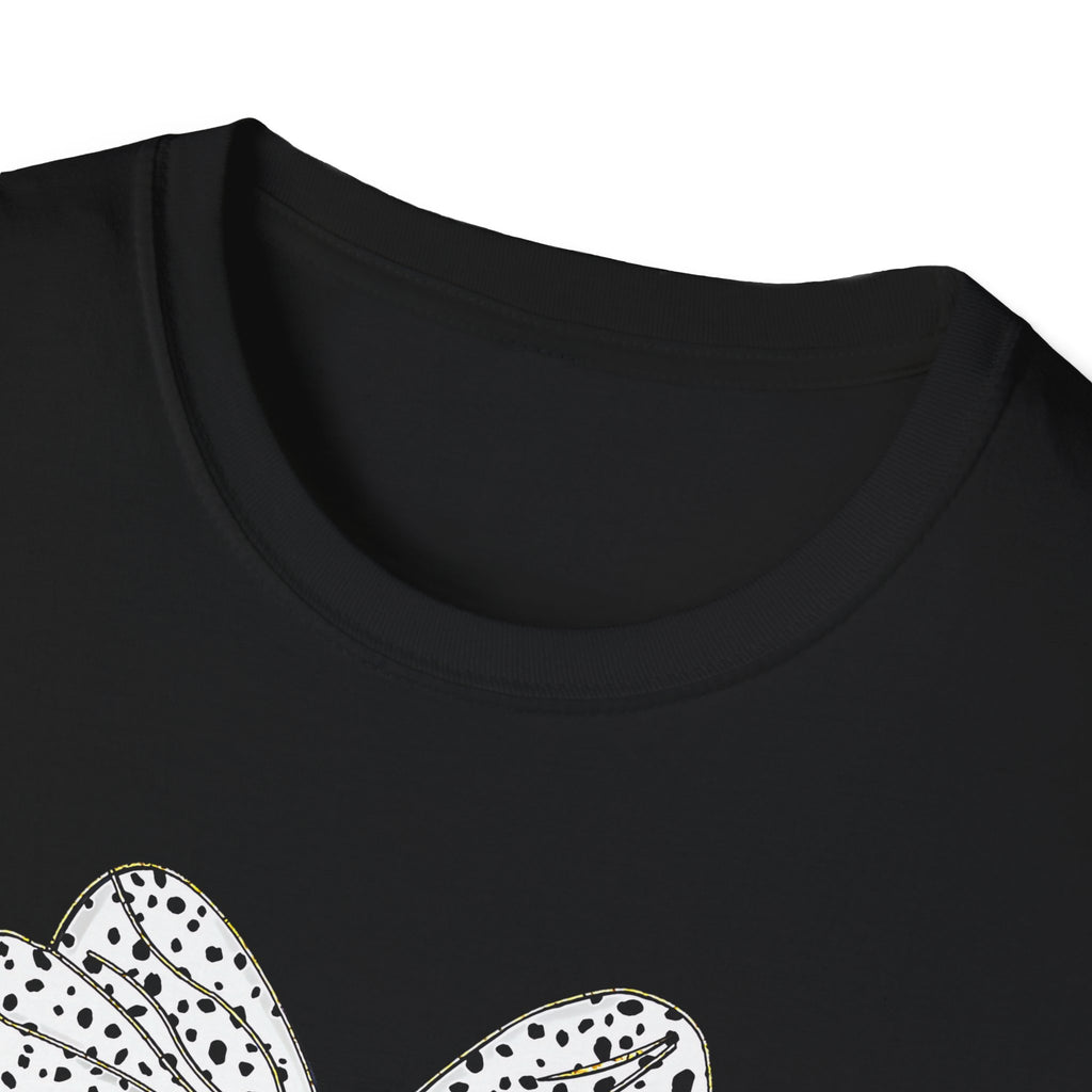 Camo Softball Bow T-Shirt — Camo Baseball/Softball Graphic Tee